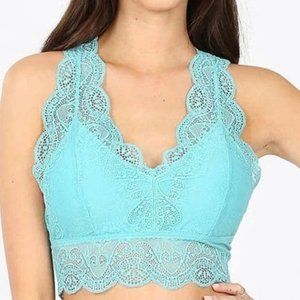 NEW LACEY LOVER BRALETTE IN BLUE